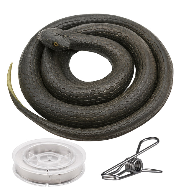 Serpiente falsa con cuerda y pinza