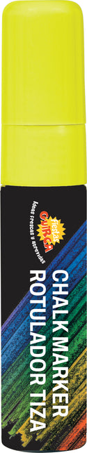 Rotulador de tiza amarillo