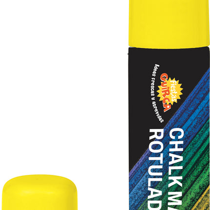 Rotulador de tiza amarillo