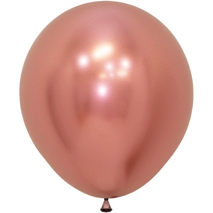 Globos Oro Rosa 45cm 15pcs