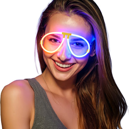Gafas que brillan en la oscuridad