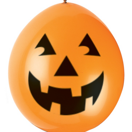 10 globos de calabaza de 9" A/O