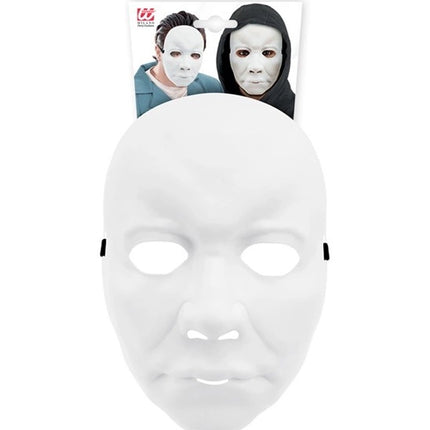 MÁSCARA PARA HOMBRE - PLÁSTICO RÍGIDO BLANCO