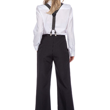 Roaring 20's krijtstreep broek