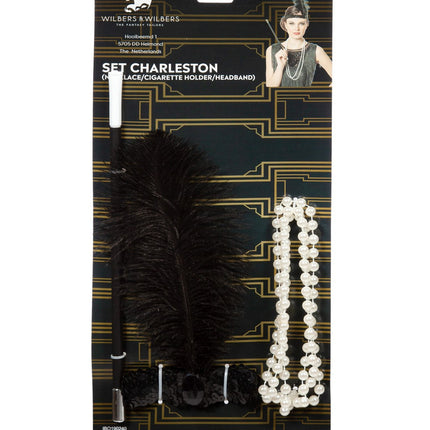 Juego de Accesorios Charleston Negro 3 piezas