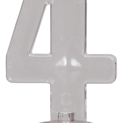 Portavelas 4 Años Led 13cm