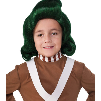 Peluca Oompa Loompa Niño