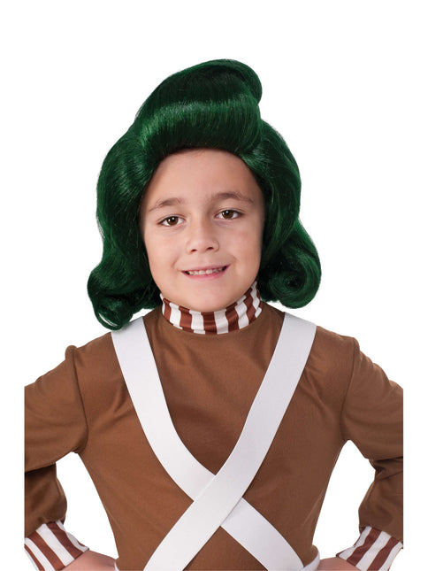 Peluca Oompa Loompa Niño
