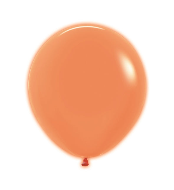 Globos Naranja Neón 45cm 25pcs