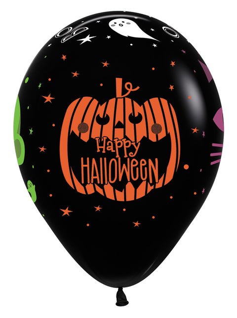 Globos de Halloween 30cm 25uds