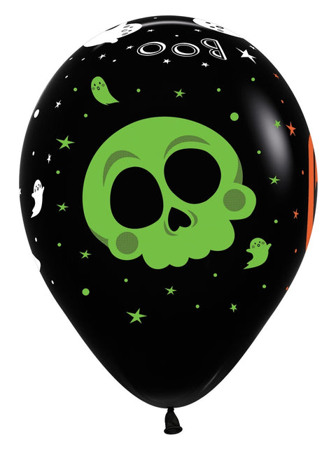 Globos de Halloween 30cm 25uds