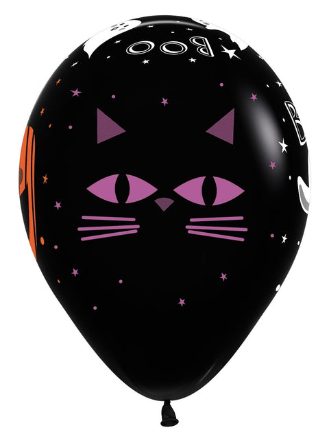 Globos de Halloween 30cm 25uds