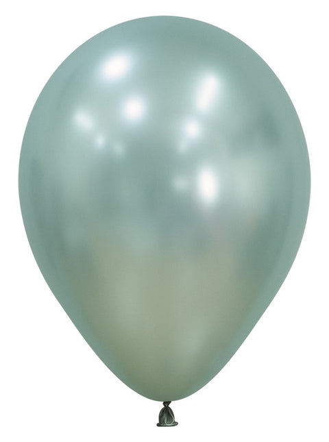 Globos verde menta 30cm 12pcs