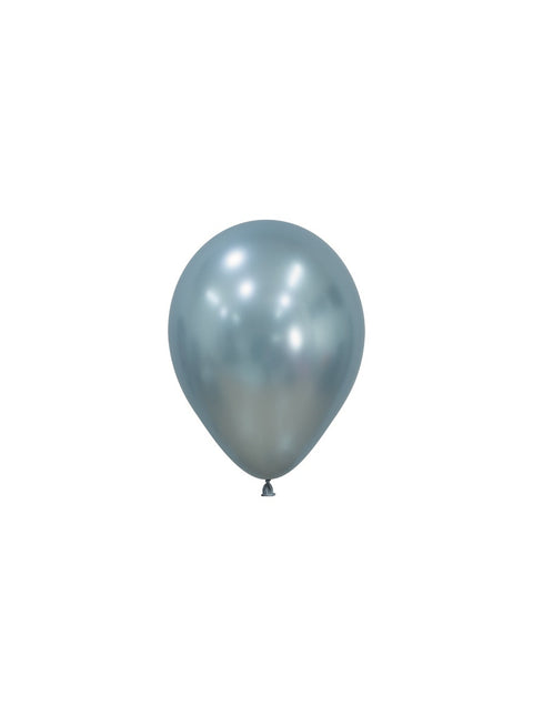 Globos azules metálicos 12cm 50pcs