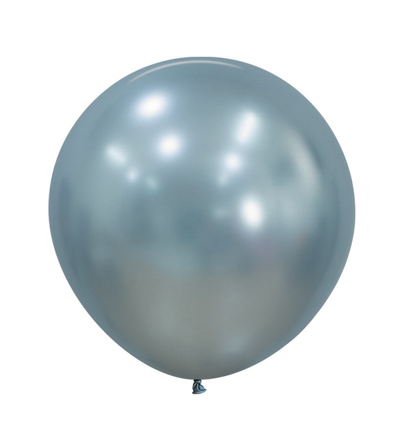 Globos Azules Seda 61cm 3pcs