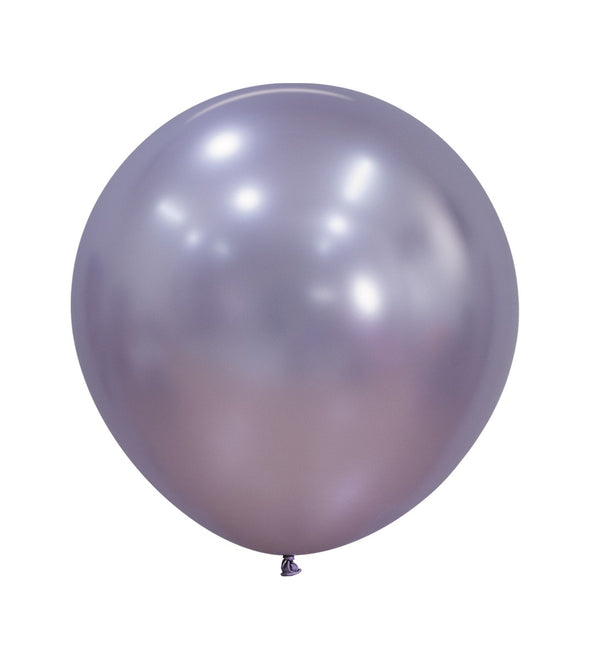 Globos Morados Seda 61cm 3pcs