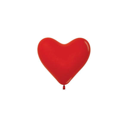 Globos Corazones Rojos 15cm 50pcs