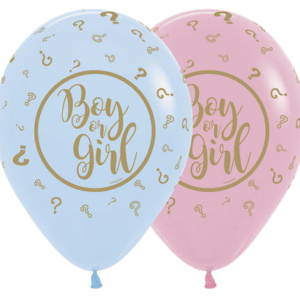 Globos de Revelación de Sexo 30cm 25pcs