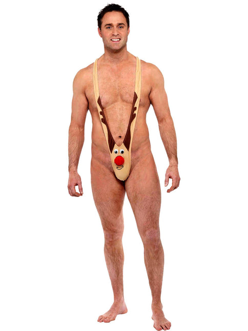 Mankini de Navidad Rudolf