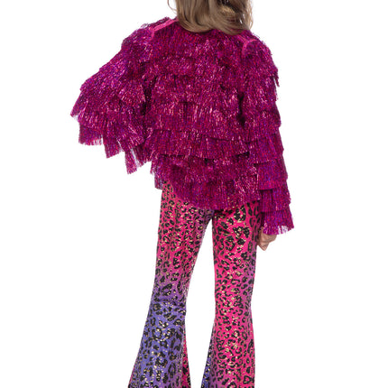 Festival tinsel jasje roze