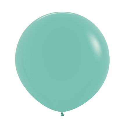 Globos Turquesa Aguamarina 61cm 3pcs