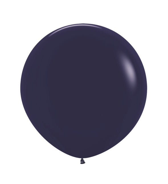 Globos Azul Oscuro Látex 61cm 3pcs
