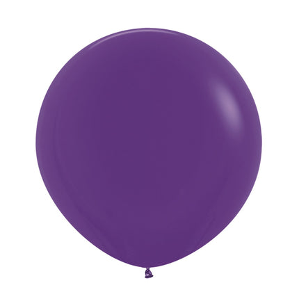 Globos Morados Látex 61cm 3pcs