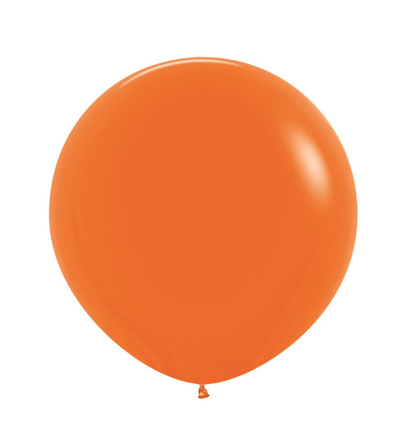 Globos Naranja 61cm 3pcs