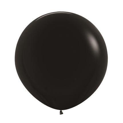 Globos Negros Látex 61cm 3pcs