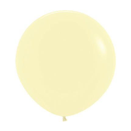 Globos amarillo claro 61cm 3pcs