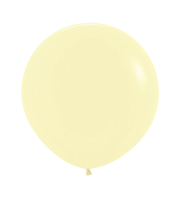 Globos amarillo claro 61cm 3pcs