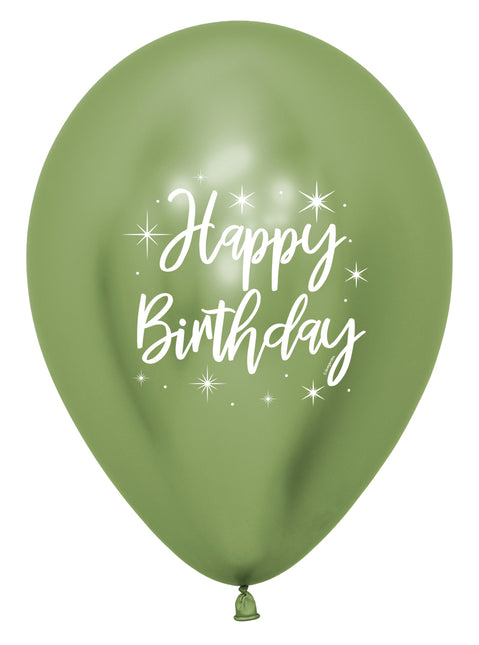 Feliz Cumpleaños - Radiante - Surtido Reflex - 900 - 25 Piezas