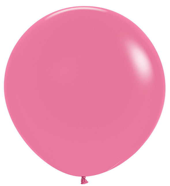 Globos Rosas Brillantes 91cm 2pcs