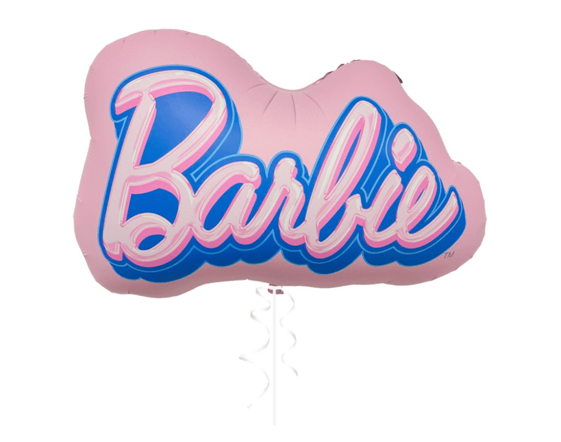 36" BARBIE SHP FL BLN-PKG van Unique koop je bij Partywinkel
