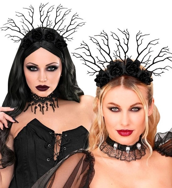 Diadema Dark Queen, negra