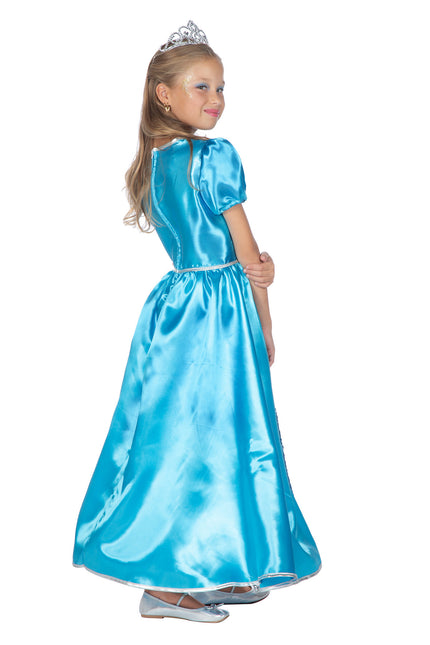 Prinses blauw lang