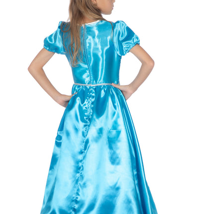 Prinses blauw lang