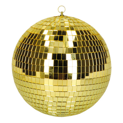 Bola de discoteca dorada (Ø 30 cm)
