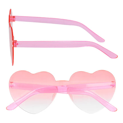 Gafas de fiesta «Festival Hearts» rojas