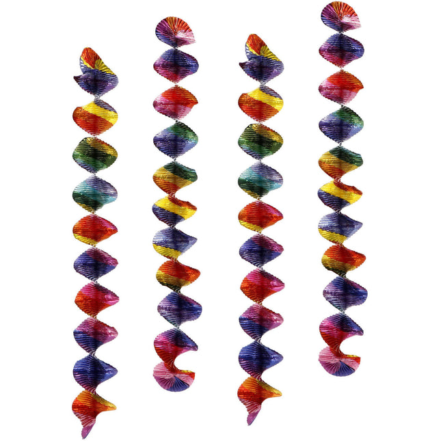 Decoración Colgante de Colores Rotor Espirales 4pcs