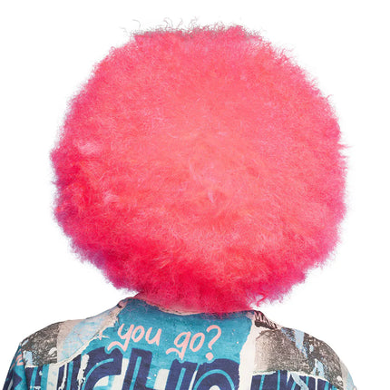 Peluca Sugar rosa neón UV