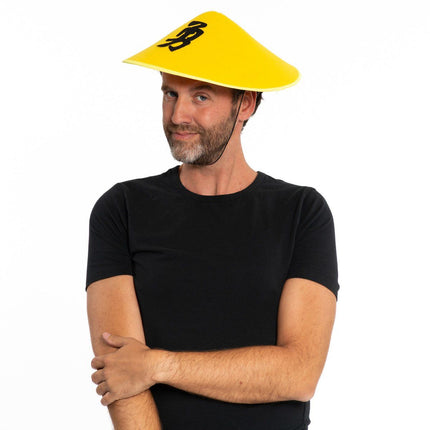 Sombrero de Fieltro Chino Amarillo