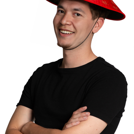 Sombrero Chino Rojo
