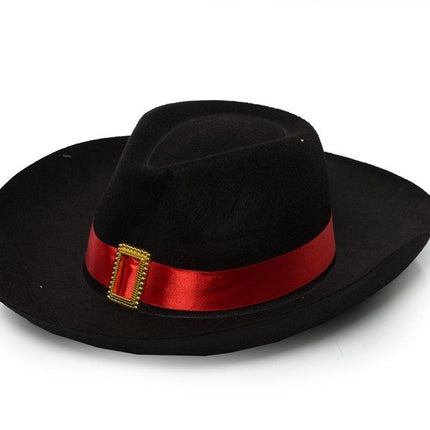 Fieltro de sombrero mosquetero