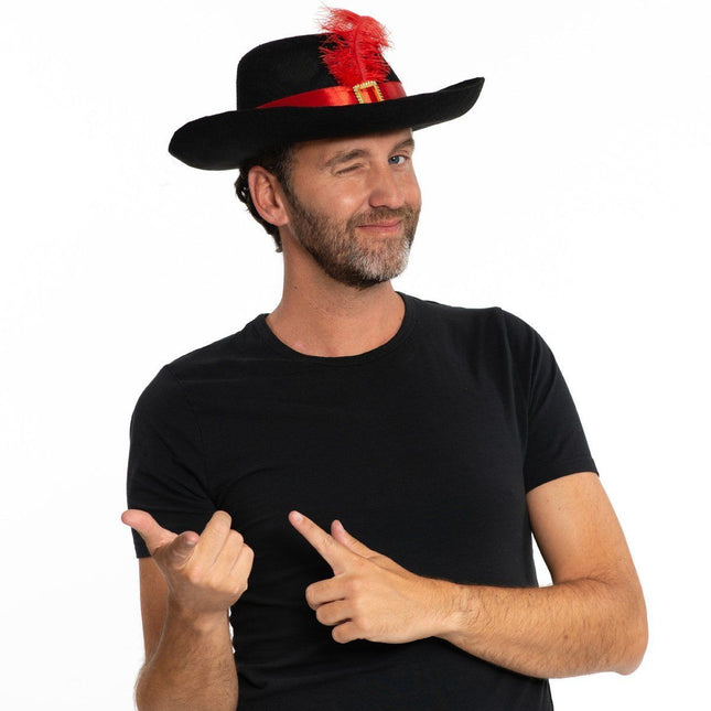 Fieltro de sombrero mosquetero