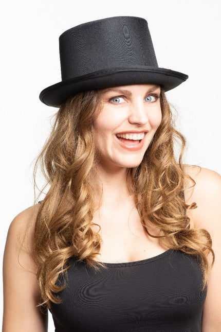 Sombrero Alto Raso Negro