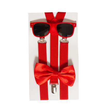 Set Tirantes/Gafas/Raya Roja
