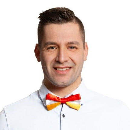 Pajarita Roja/Blanca/Amarilla - Lote de 6