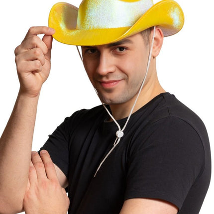 Sombrero Vaquero Oro Brillante