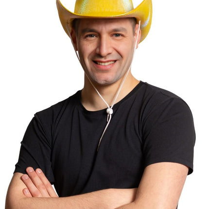Sombrero Vaquero Oro Brillante